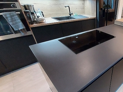 Plan de travail en Dekton Domoos en finition 