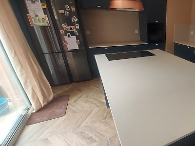 Plan de travail en Dekton Edora en finition 