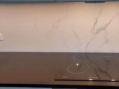 Plan de travail en Dekton Natura 22 en finition effet cuir