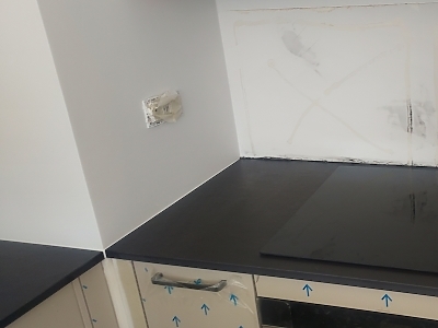 Plan de travail en Dekton Sirius en finition 